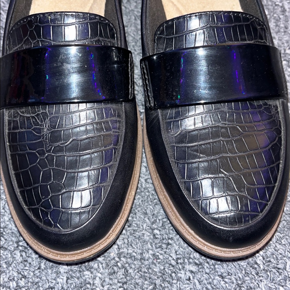Women’s Clark’s Raisie Arlie Black Loafer Shoes - Picture 3 of 6